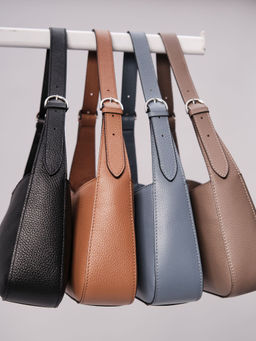 Сумка кожаная на плечо Deboro 31046 светлый орех