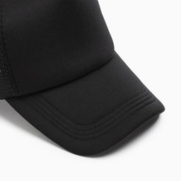 Бейсболка с сеткой MINAKU, чёрная, размер 56-58