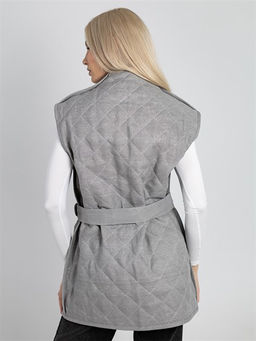 Жилет  лен 100%, хлопок 100%, льняной утеплитель 100%