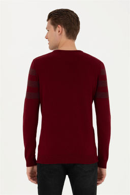 Мужской бордово-красный свитер - U.s. polo assn фото 12