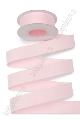 Лента сатиновая 2,5 см*10 ярд (SF-7320) розовый №123