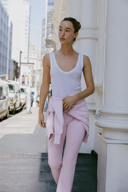 INTERLOCK FLARE TROUSERS - Zara фото 7