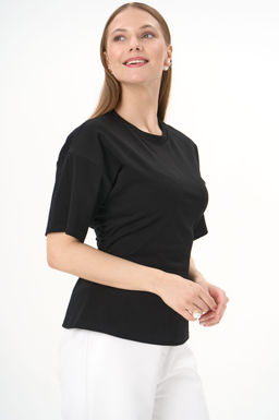 Футболка с завязками Николь (чёрный) - Эльза фото 10