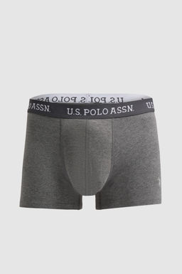 Erkek Antrasit Melanj 3l_ Boxer Tak_m_