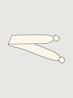 Шарф 17м21826 молоко