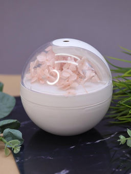 Настольный увлажнитель воздуха - ночник "Flower", peach, (портативный, USB)