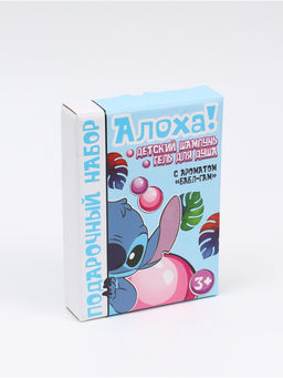 Подарочный набор: гель для душа 250 мл, шампунь 250 мл, Стич