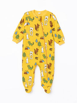 1.6 Tog Bask?l? Erkek Bebek Uyku Tulumu