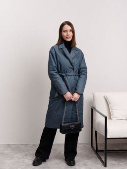 Тренчкот женский "Твенти" темно-серый