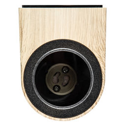 UUL-P52A 2х6W/GU10 IP65 PINE Светильник уличный, под две лампы GU10. Архитектурный накладной. Цвет корпуса сосна. TM Uniel