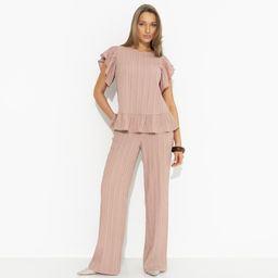 Блуза из жатой ткани, Потому что нужно! (коричневая) - Charutti фото 6