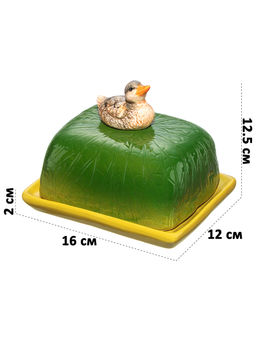 Масленка 16*12*12,5 см "Уточка", керамика
