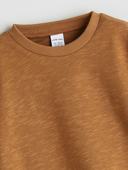 Bisiklet Yaka Erkek Bebek Sweatshirt