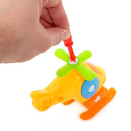 Пластмассовый конструктор для малышей Вертолётик, 16 деталей, цвета МИКС - Simaland фото 7