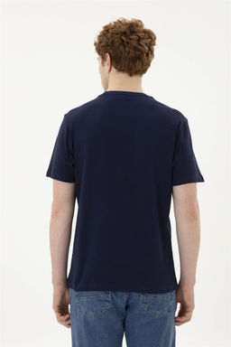 Мужская темно-синяя базовая футболка - U.s. polo assn фото 5