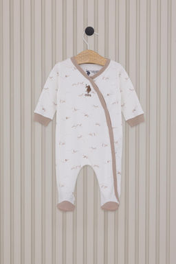 Erkek Bebek Krem Pijama Tak_m_