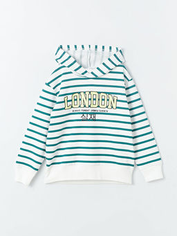 Rahat Kal?p ?izgili Erkek ?ocuk Hoodie