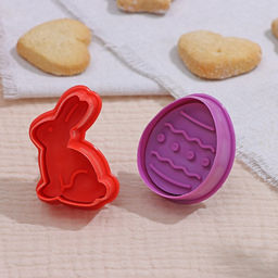 Набор плунжеров кондитерских Доляна Пасха, 4 шт, 9,5?9?4,6 см, цвет МИКС фото 5