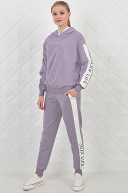 Арт. 2355 Костюм с брюками женский 44-52 (5 шт) Цвет:верх- кэмел, белый, низ- кэмел, белый - Калинка фото 8