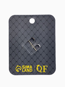 Брошь перламутровый "Котёнок" с пианино, цвет чёрно-белый в золоте