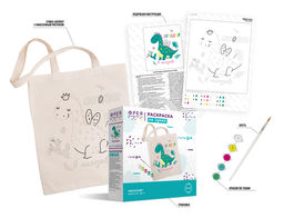 ФРЕЯ RWCB-016 Раскраска на сумке Милозавр 40 х 35 см .