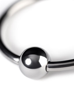 Кольцо под головку пениса Metal by TOYFA, серебряное, 3 см