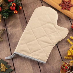 Варежка-прихватка Beautiful Сhristmas 20х28см, саржа, 100% хлопок, ватин 250г/м2 - Этель фото 2