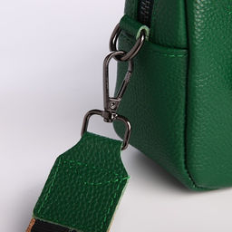 Сумка женская на молнии, цвет зелёный - Simaland фото 4