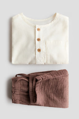 Conjunto de 2 piezas en algod?n