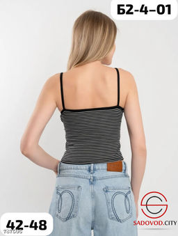 Майка топ в полоску женский - Bruno фото 4