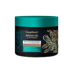 Compliment ARGAN OIL & CERAMIDES Маска д/сухих и ослаб.вол.Питательн.(300мл).12 /875269/
