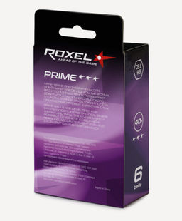Мяч для настольного тенниса Roxel 3* Prime, белый, 6 шт.  фото 2