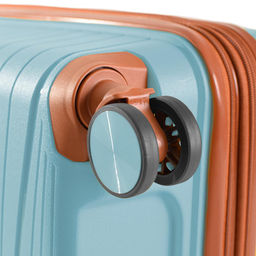 Набор из 3-х чемоданов с расширением 23103 Голубой - Mironpan фото 3