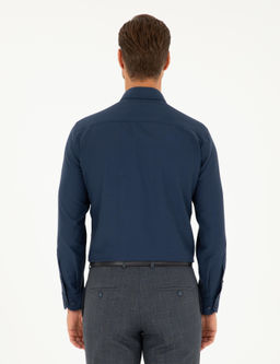 Lacivert Slim Fit Arm_rl_ Uzun Kollu G_mlek
