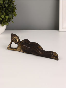 Сувенир «Спящий Будда», 21×4×5 см, бронза