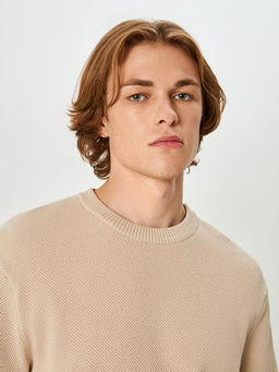 10100310023 Джемпер муж. Chaucer бежевый - Concept club фото 3