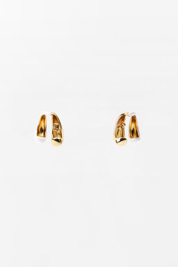 DOUBLE EAR CUFF EARRINGS - Zara фото 5