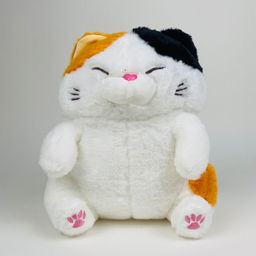 Мягкая игрушка Толстый кот белый в пятнышку 25 см - Storyland фото 4