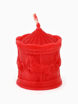 Свеча интерьерная новогодняя «Карусель», 5×5×6.7 см