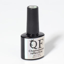 Гель лак для ногтей, Chameleon, 3-х фазный, 8мл, LED/UV, цвет малиновый/зелёный (08) - Queen fair фото 7