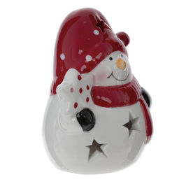 Фигурка декоративная "Снеговик" с подсветкой (LR44x2), L8 W6,5 H9,5 см