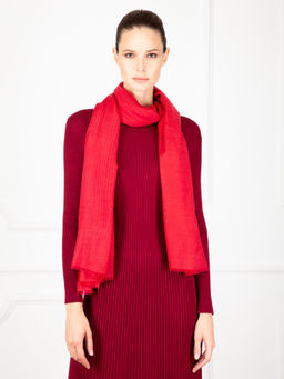 Палантин жен. каш+шерсть+тенс 85х195 SZ73-0679-08 - Eleganzza фото 4