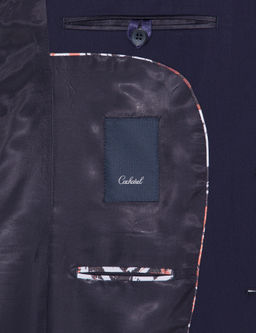 Темно-синий приталенный костюм - Cacharel фото 14