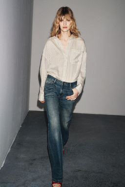 ZW COLLECTION LOW-RISE BOOTCUT JEANS