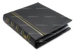 Альбом для монет с 10 листами и защитным шубером формат Optima Черный Классический дизайн LEUCHTTURM 313506