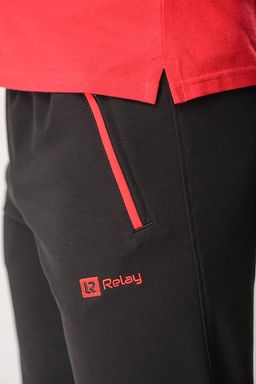 Спортивные брюки Футер 2-х нитка ХЛОПОК с лайкрой - Relay фото 3