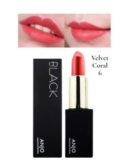 Blackc Lipstick #6 Velbet Coral - Помада для губ цвет бархатный коралл, 4,5 гр
