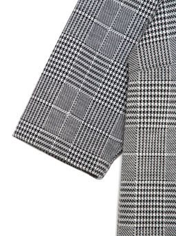 CONTE Платье с имитацией рубашки LPL 1052 grey-ivory check - Conte elegant фото 8