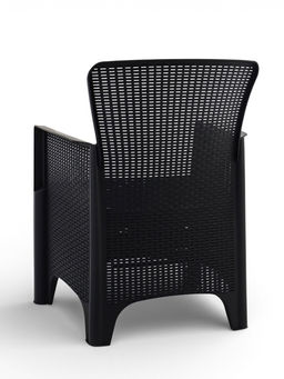 Набор "Ротанг Лайт": 2 кресла, стол, мокко