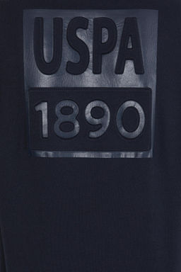 U. S. Polo Assn Мужская темно-синяя комфортная толстовка с капюшоном - U.s. polo assn фото 13